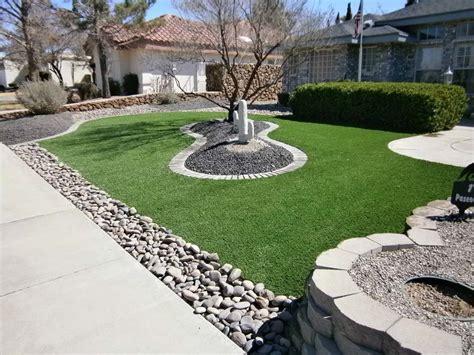 15 Artificial Grass and Rock Landscaping Ideas To Create The Perfect ...