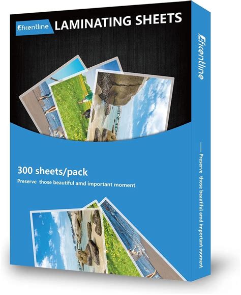 300 Pack 3 Mil Thermal Laminating Pouches, Plastic Laminating Sheets, 9 ...