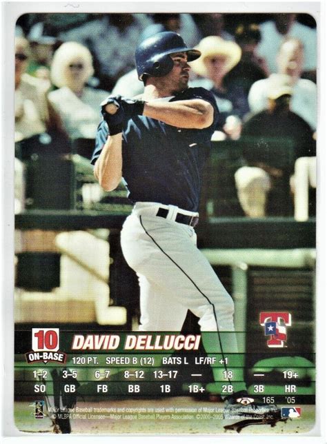 MLB Showdown 2005 - David Dellucci - Trading Deadline 165 | eBay