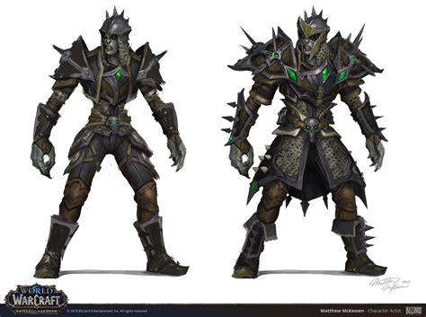 ArtStation - World of Warcraft - Mail Forsaken Warfront Armor Concept ...