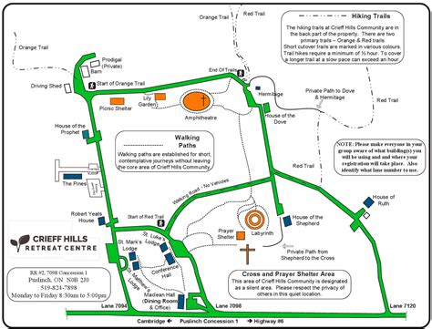 Main Site Map – Crieff Hills