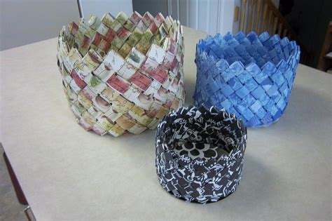 Woven Paper Basket : 18 Steps - Instructables
