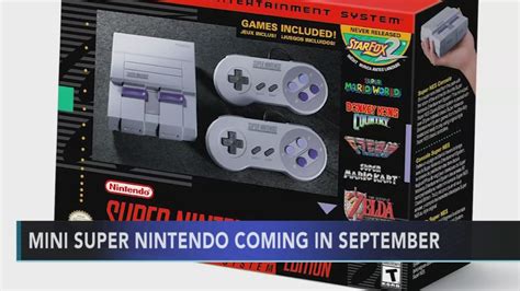 Mini Super Nintendo console coming in September - 6abc Philadelphia