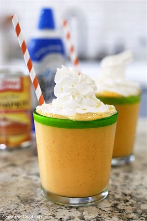 Pumpkin Smoothie - Low Fat and High Protein | Grace and Good Eats