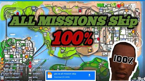 How to Gta San Andreas All mission skip in pc (Unlocked house)(Unlocked All Map)(Unlimited Money ...