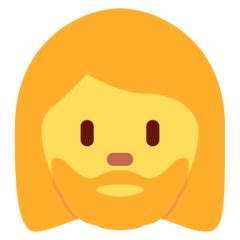 🧔‍♀️ Woman: beard Emoji