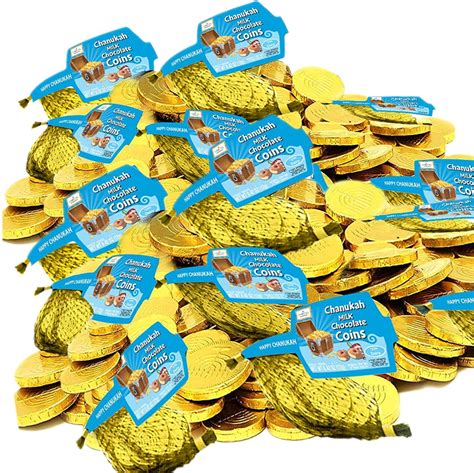 Chocolate Gelt Coins, Hanukkah Milk Chocolate Coins Hanukah Bulk Kosher ...