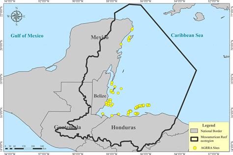 Mesoamerican Barrier Reef System Map