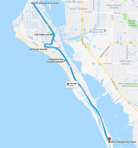 Siesta Key Beach Florida Map - Printable Maps