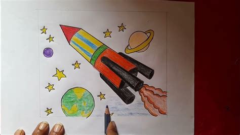 Chandrayaan 3 Easy Drawing || Isro Chandrayaan Drawing tutoriaI - YouTube