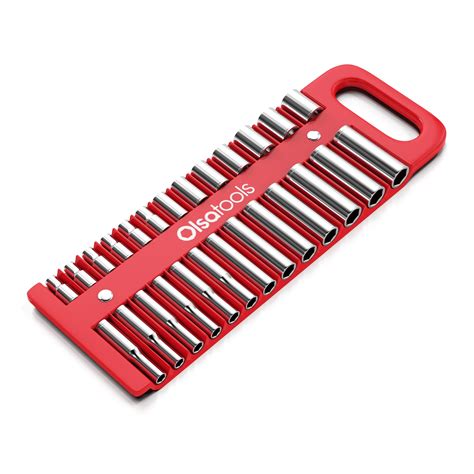 Magnetic portable socket organizer tray red 1 4 inch – Artofit