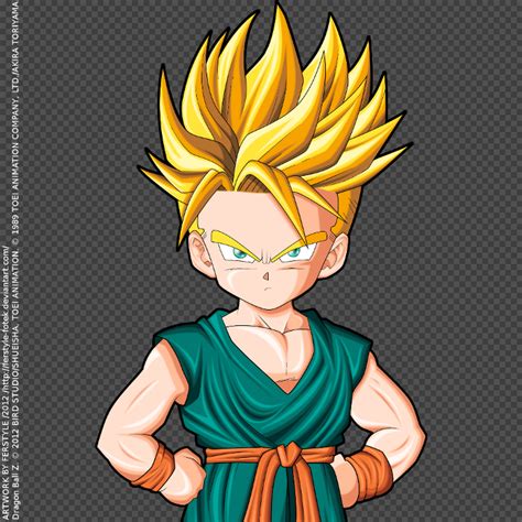 Trunks Kid Super Saiyajin by Ferstyle-Fotek on DeviantArt | Dragon ball artwork, Anime dragon ...