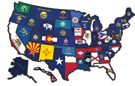 State Flags Map