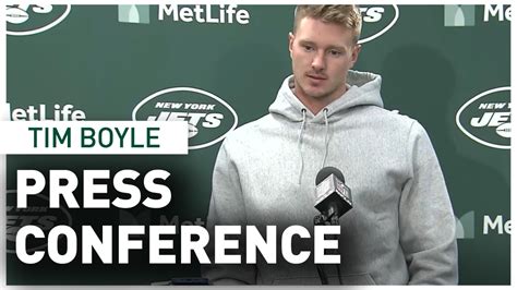 QB Tim Boyle Postgame Press Conference (11/24) | Jets vs. Dolphins