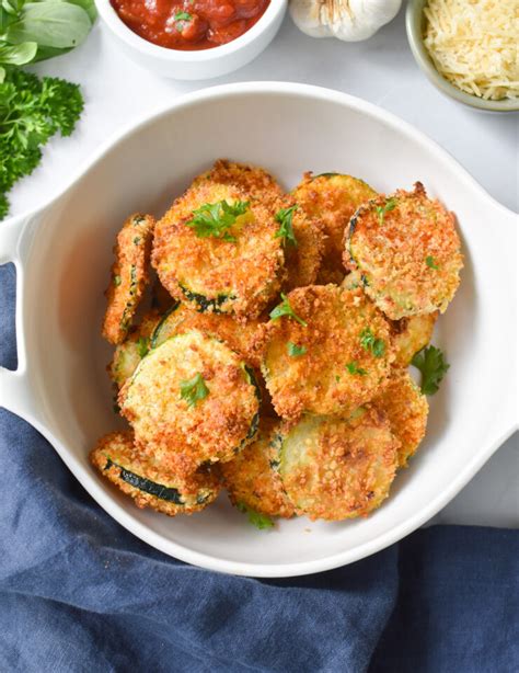 Air Fryer Zucchini Chips - A Cedar Spoon