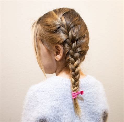 French Braid Hairstyles For Little Girls