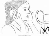 Singer 7 Coloring Page For Kids  Free Singers Printable Pages sketch template