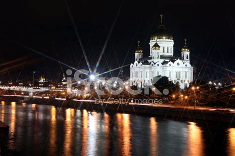 Night View Cathedral Of Jesus Christ The Saviour Stock Photo | Royalty-Free | FreeImages