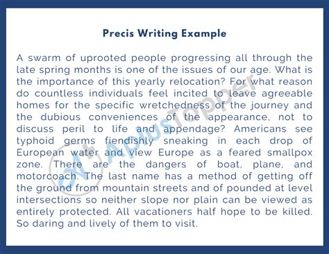 Precis Writing | How To Write Precis? Uses, Rules and Example of Precis ...