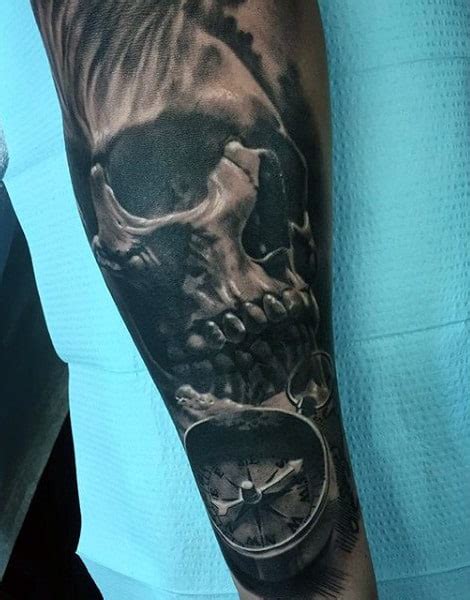 Skull Half Sleeve Tattoo Designs