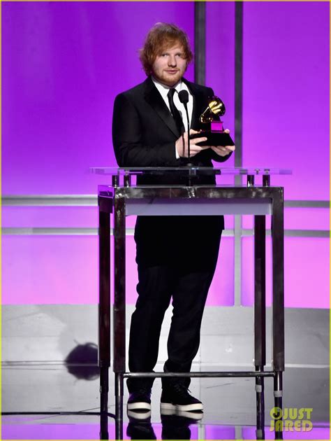 Ed Sheeran Wins His First Grammys for 'Thinking Out Loud' | Photo ...