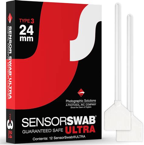 Sensor Swab Ultra 24mm Swabs - Camera Sensor Cleaner Swabs for Cleaning ...