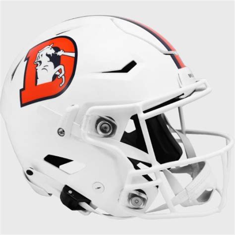 Denver Broncos SpeedFlex Football Helmet 2023 Snowcapped