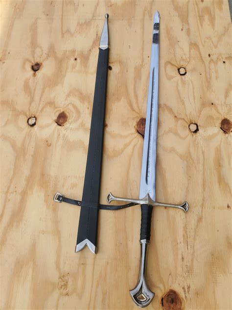 48 Medieval replica Narsil sword with scabbard | Etsy