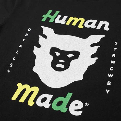 Human Made Front Logo Tee Black | END. (UK)