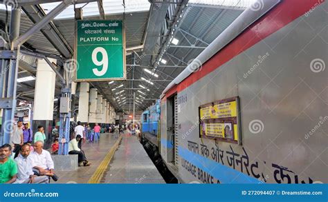 Chennai,Tamilnadu,India-December 29 2022: View of Platform of Chennai ...