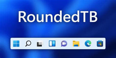 Roundedtb Le Permite Redondear Su Barra De Tareas En Windows 11 ...