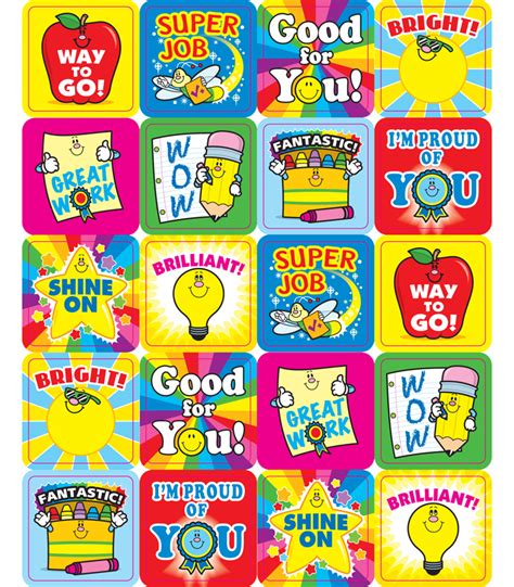 Winning Words Motivational Stickers : Teachers Bazaar