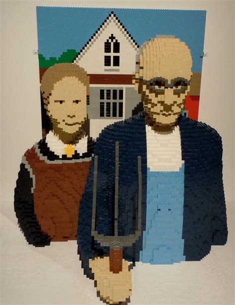 Lego American Gothic by TheOnyxSwami on DeviantArt