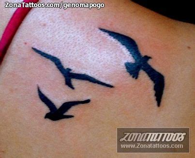 Tatuaje de Aves, Animales - ZonaTattoos.com | Gaviotas tattoo, Tatuaje ...