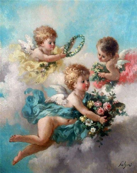 ANGELI CON IL PENNELLO: C. Lutyens e i suoi "putti" | Cherub art, Angel ...