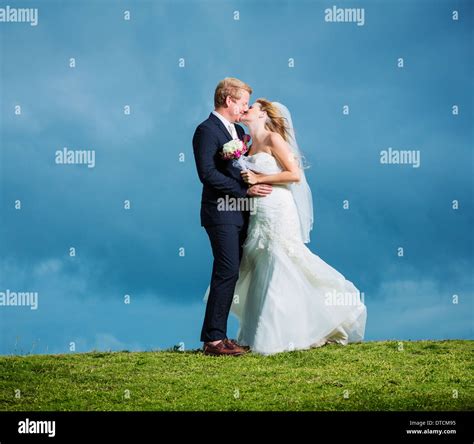 Wedding, Happy couple in love Stock Photo - Alamy