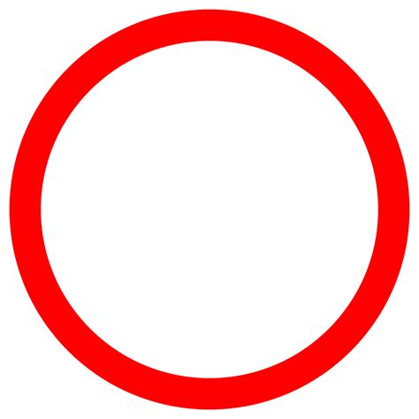 Red Circle transparent PNG - StickPNG