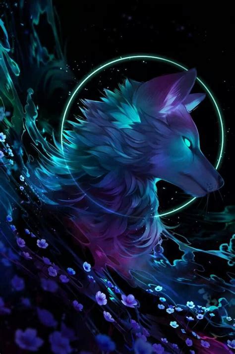 Wolf Wallpaper | Anime wolf, Fantasy art, Animal drawings