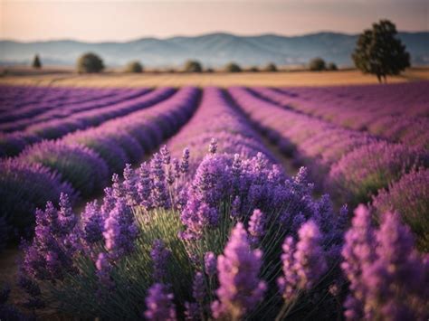 Premium AI Image | Lavender fields