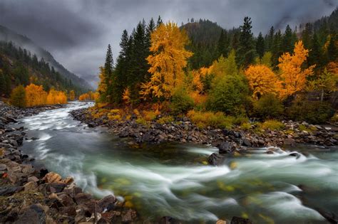 Wenatchee River Autumn - Late afternoon on the river. Have a wonderful day! | Nature photography ...