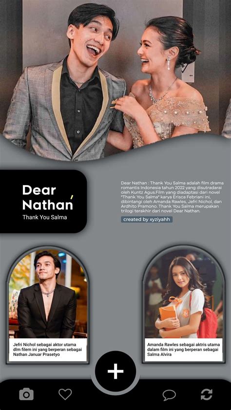 dear Nathan: thank you salma | Novel, Tipografi, Inspirasi tipografi