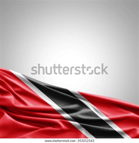 Tobago Flag Silk Copyspace Your Text Stock Illustration 353212163 ...