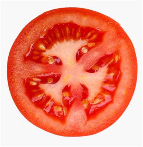 Fresh Slice Of Tomato, HD Png Download - kindpng