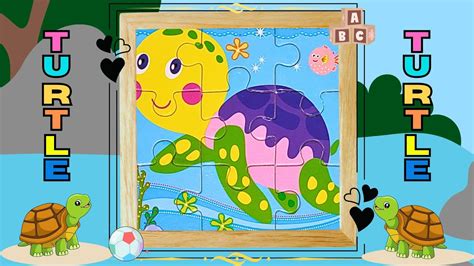 Let's Assemble The Puzzle | TURTLE | Puzzle Games | Puzzle Toys | Woodpuzzle | For Kids - YouTube