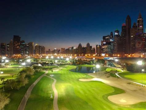 Night Golf’s never looked so good at Emirates Golf Club