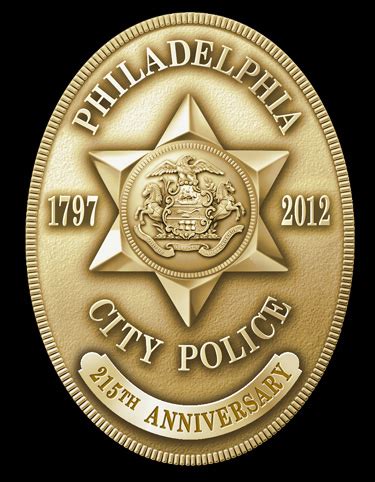 Philadelphia Police Department 215th Anniversary Badge Set