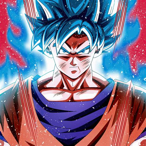 1080x1080 Resolution Dragon Ball HD Goku Super Saiyan Blue 1080x1080 Resolution Wallpaper ...