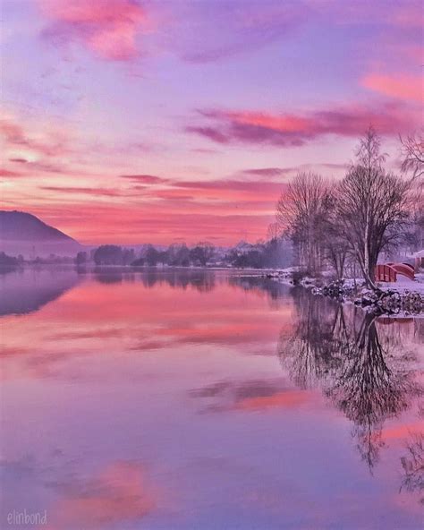 🇳🇴 Winter sunset (Drammen, Norway) by Elin Bondal (@elinbond) on Instagram ️🌅 Winter Sunset ...