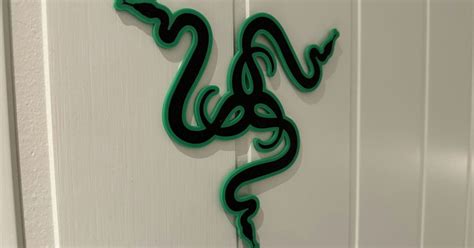 Razer Logo Wall Art by Stigern | Download free STL model | Printables.com