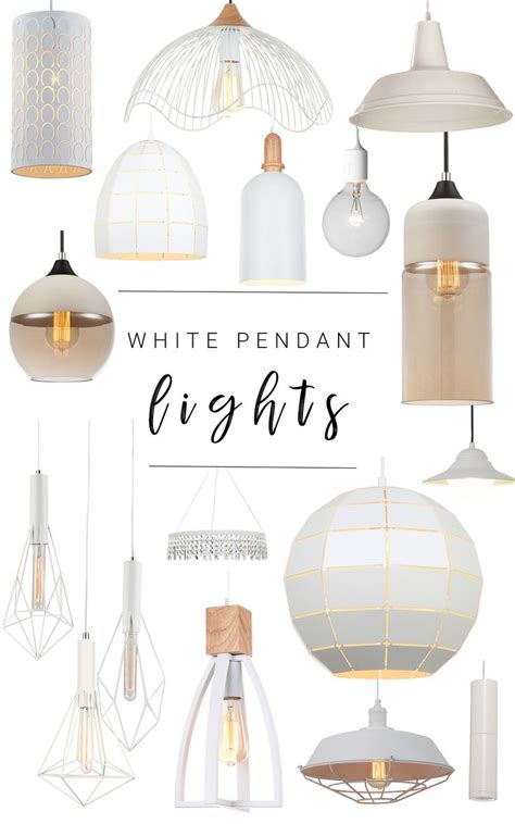 White Pendant Lights in 2020 | White pendant light, White pendant, Pendant lighting